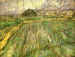 Ван Гог Пшеничное поле под дождём